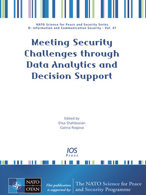 cover image of Meeting Security Challenges through Data Analytics and Decision Support